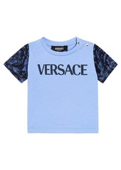 Versace Kids Baby Barocco cotton jersey T-shirt