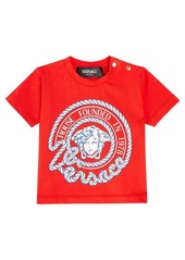 Versace Kids Baby Medusa cotton-blend jersey T-shirt
