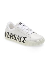 Versace Kids' Greca Logo Low Top Sneaker in White at Nordstrom