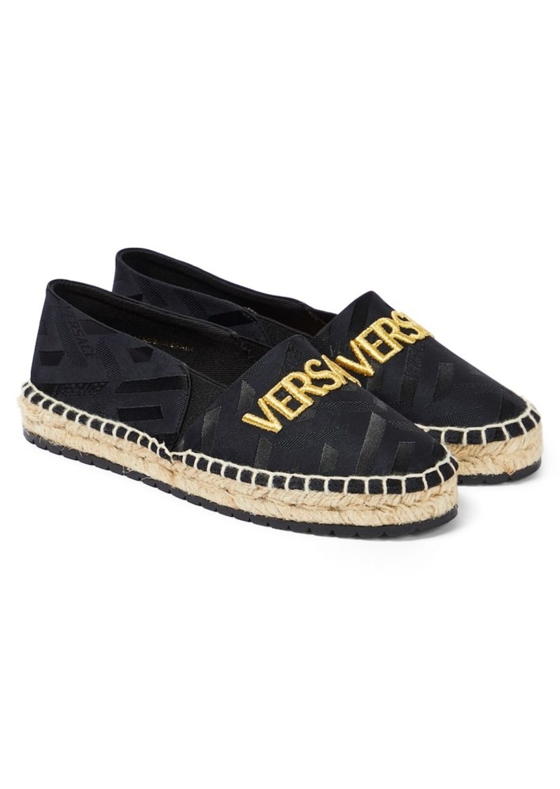 Versace Kids Logo espadrilles