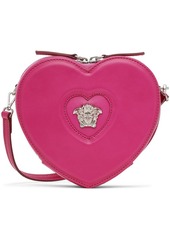 Versace Kids Pink 'La Medusa' Heart Bag
