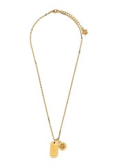 VERSACE LA GRECA TAG NECKLACE