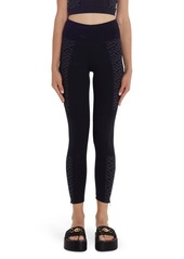 Versace La Greca Zip Hem Leggings