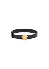 Versace la medusa croco-embossed belt