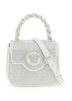 Versace la medusa handbag with crystals