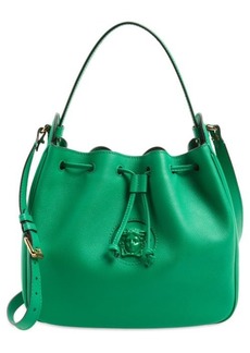 Versace La Medusa Leather Bucket Bag in Bright Green-Bright at Nordstrom