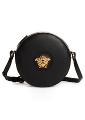 Versace La Medusa Round Leather Camera Bag in Black at Nordstrom