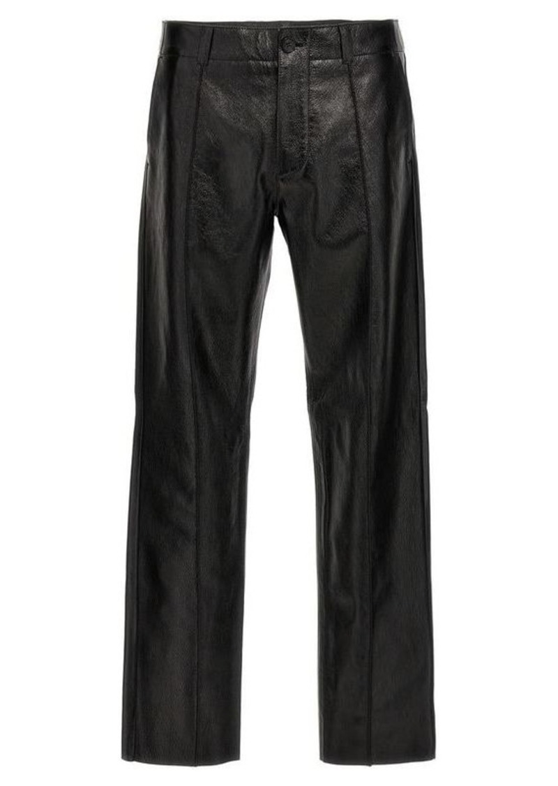 VERSACE Leather pants