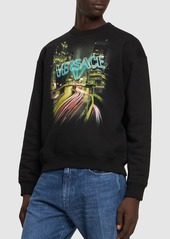 Versace Lights Printed Cotton Sweatshirt