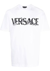 VERSACE Logo cotton t-shirt