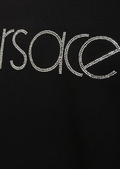 Versace Logo Embroidered T-shirt