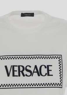 Versace Logo Embroidery T-Shirt