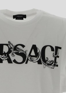 Versace Logo Writing Print T-Shirt