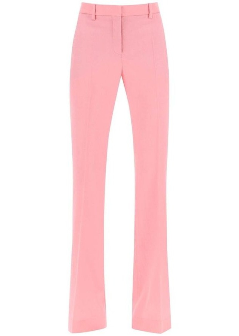 Versace low waisted flared trousers