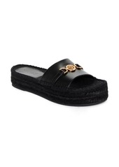 Versace Medusa '95 Espadrille Platform Slide Sandal