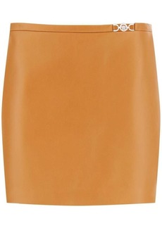 Versace medusa '95 leather mini skirt