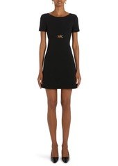 Versace Medusa Belt A-Line Minidress