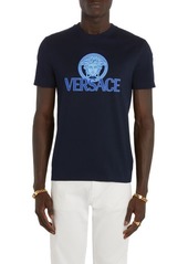 Versace Medusa Cotton Jersey Graphic T-Shirt