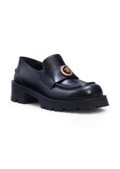 Versace Medusa Lug Sole Penny Loafer