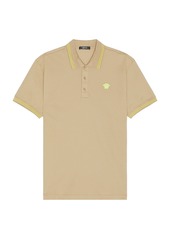 VERSACE Medusa Short Sleeve Polo Shirt