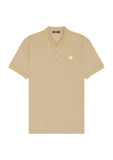 VERSACE Medusa Short Sleeve Polo Shirt