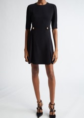 Versace Medusa Tabs A-Line Knit Dress