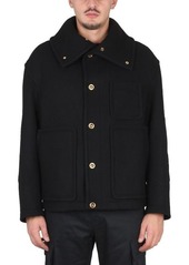 VERSACE MEDUSA WOOL BLOUSE JACKET