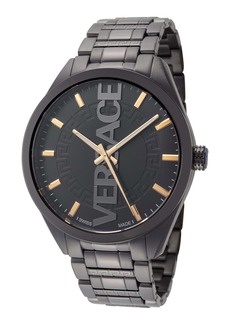 Versace Men's 42mm Grey Quartz Watch VE3H00522