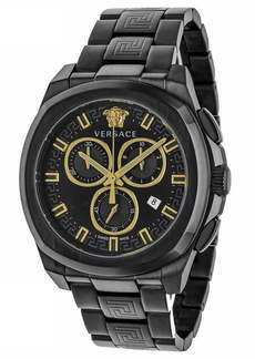 Versace Men's Geo 43mm Quartz Watch