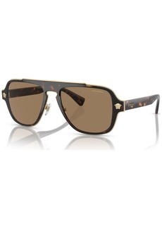 Versace Men's Polarized Sunglasses, VE2199 - Havana Polar