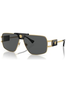Versace Men's Sunglasses, VE2251 - Gold-Tone, Black