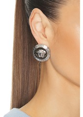 VERSACE Metal Circle Earrings