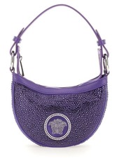 VERSACE MINI HOBO BAG WITH CRYSTALS