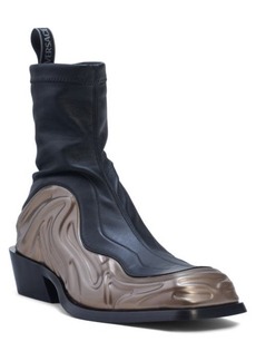 Versace Molded Foam Square Toe Boot