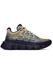 Versace Navy & Beige Trigreca Sneakers