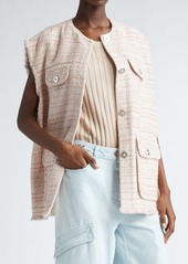 Versace Oversize Tweed Vest