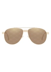 Versace Phantos 58mm Aviator Sunglasses