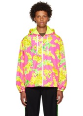 Versace Pink & Yellow Floral Jacket