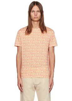 Versace Pink Allover T-Shirt