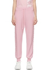 Versace Pink Cashmere Greca Lounge Pants