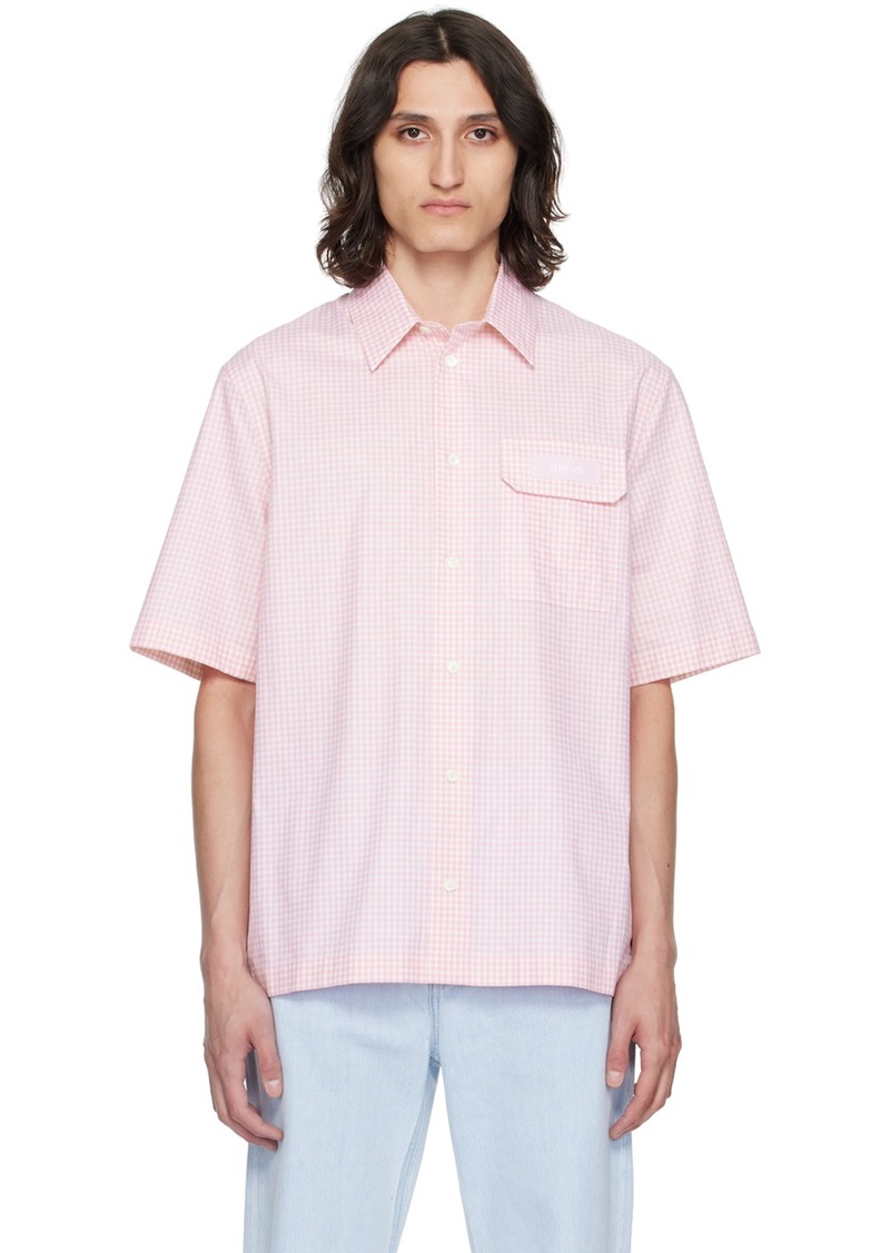 Versace Pink Contrasto Shirt