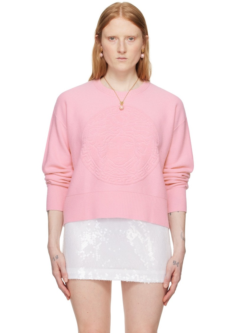 Versace Pink Medusa Sweatshirt