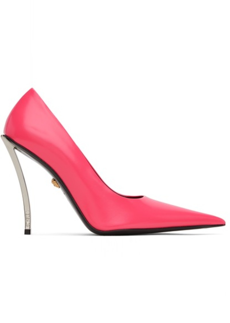 Versace Pink Pin-Point Heels