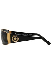 Versace Polarized Sunglasses , VE2163 - GOLD BLACK/GREY POLARIZED