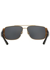 Versace Polarized Sunglasses , VE2163 - GOLD BLACK/GREY POLARIZED