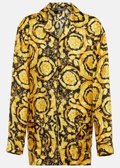 Versace Printed silk shirt