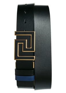 Versace Reversible La Greca Buckle Belt