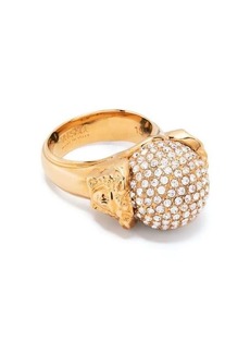VERSACE RING WITH CRYSTALS