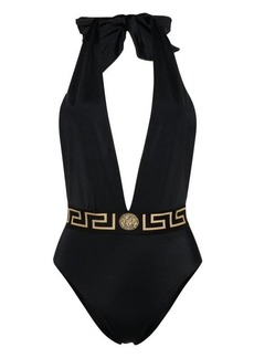 VERSACE One-piece swimsuit with Greca details
