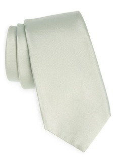 Versace Shovel Silk Rib Tie